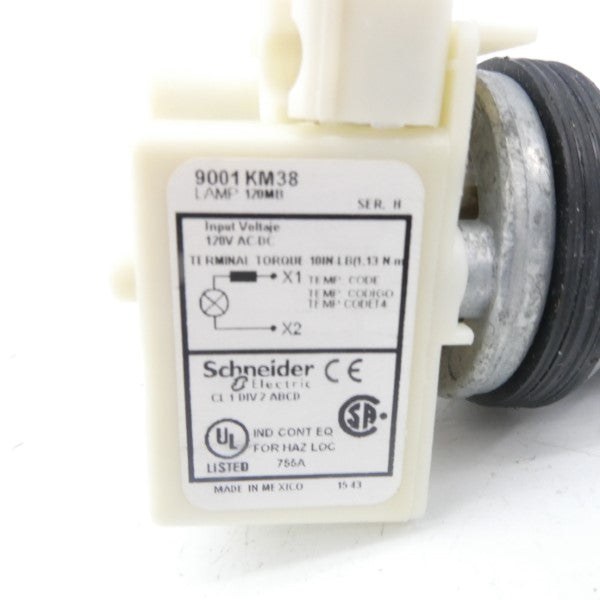 SCHNEIDER ELECTRIC 9001KM38 SER. H 120VAC/DC NSNP