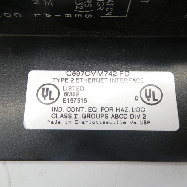 GENERAL ELECTRIC IC697CMM742-FD NSNP