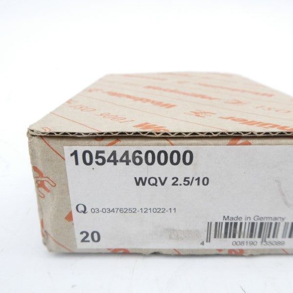 WEIDMULLER WQV2.5/10 1054460000 (PKG OF 20) NSMP