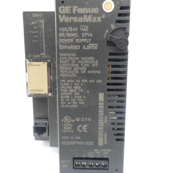 FANUC IC200PWR102E 120/240VAC UNMP