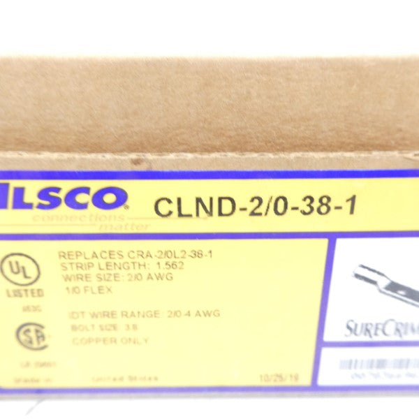 ILSCO CLND-2/0-38-1 (PKG OF 10) NSMP