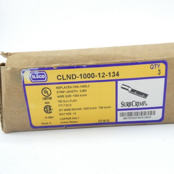 ILSCO CLND-1000-12-134 (PKG OF 3) NSFS