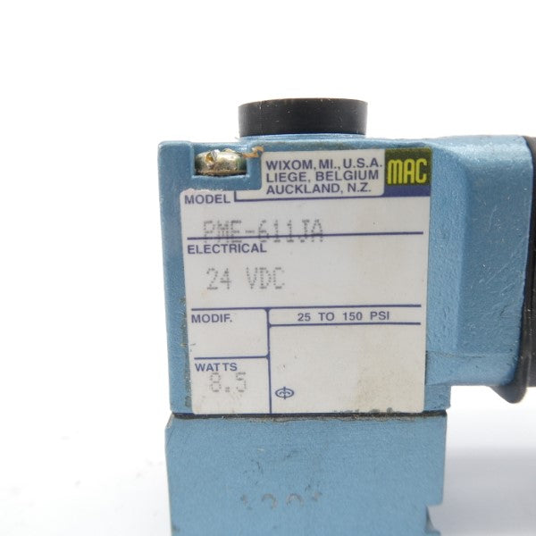 MAC PME-611JA 24VDC 25-150PSI NSNP
