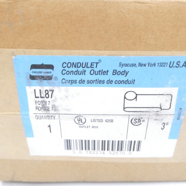 CROUSE HINDS LL87 3" NSFS