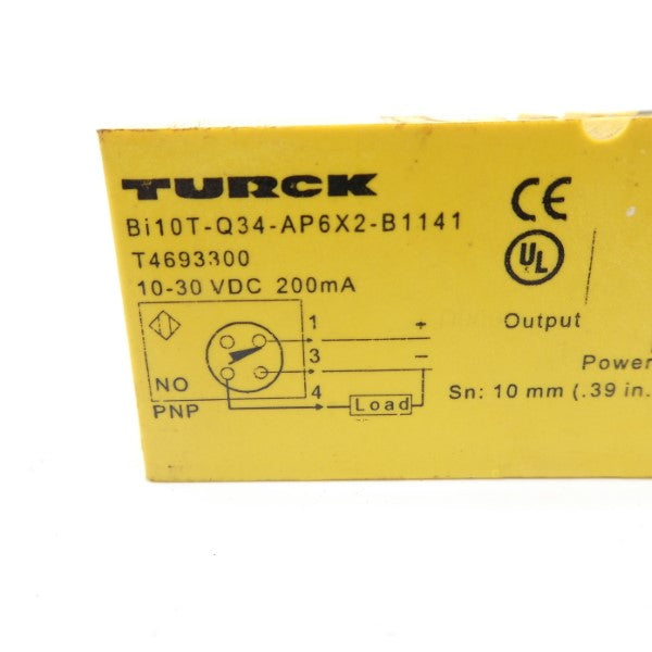 TURCK BI10T-Q34-AP6X2-B1141 T4693300 10-30VDC NSNP