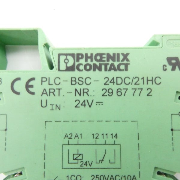 PHOENIX CONTACT PLC-BSC-24DC/21HC 2967772 24V (AS PICTURED) NSNP