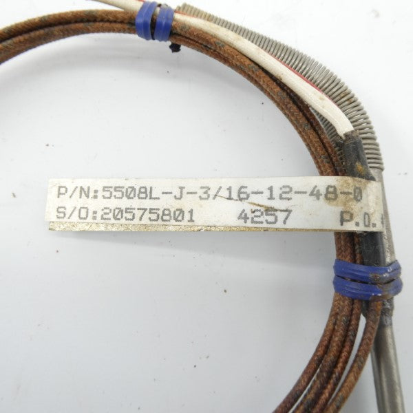 THERMOCOUPLE 5508L-J-3/16-12-48-0 (AS PICTURED) NSNP