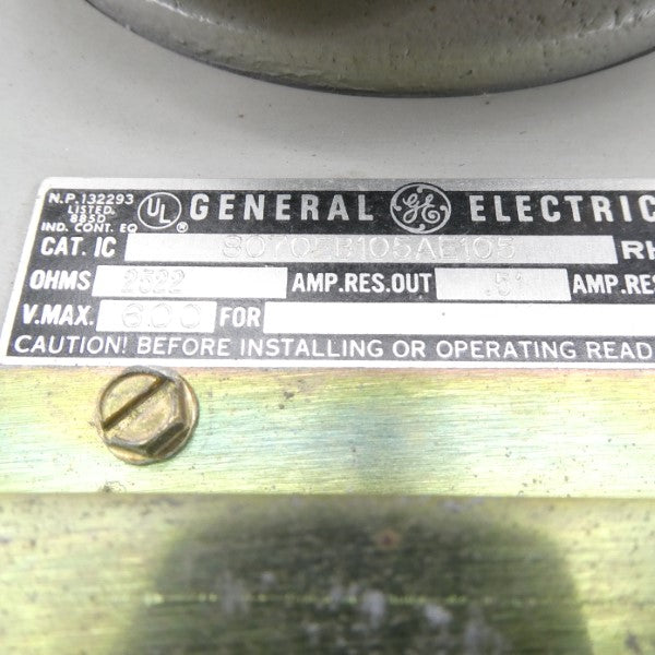GENERAL ELECTRIC IC8070EB105AE105 600V .51A NSNP