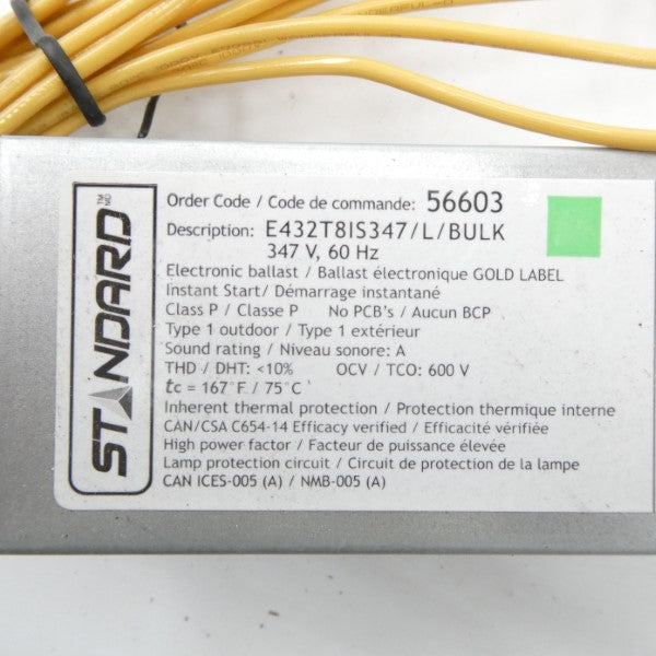 STANDARD 56603 E432T8IS347/BULK 347V NSNP