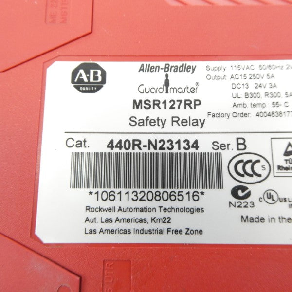 ALLEN BRADLEY 440R-N23134 SER. B 115VAC 5A UNMP
