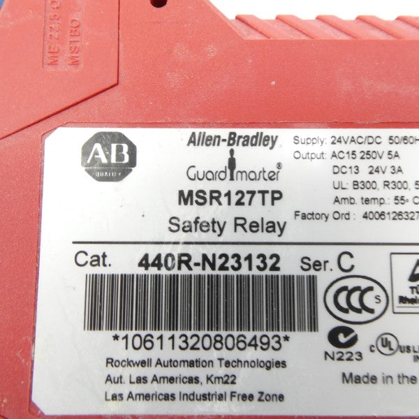 ALLEN BRADLEY 440R-N23132 SER. C 24VAC/DC 3A UNMP