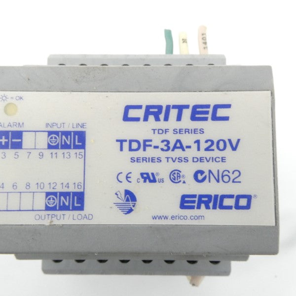 CRITEC TDF-3A-120V 120VAC UNMP