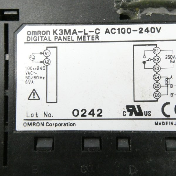 OMRON K3MA-L-C 100-240VAC UNMP