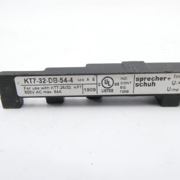 SPRECHER+SCHUH KT7-32-DB-54-4 SER. A 690V 64A UNMP