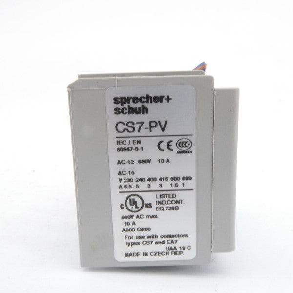 SPRECHER+SCHUH CS7-PV-22 690V 10A UNMP