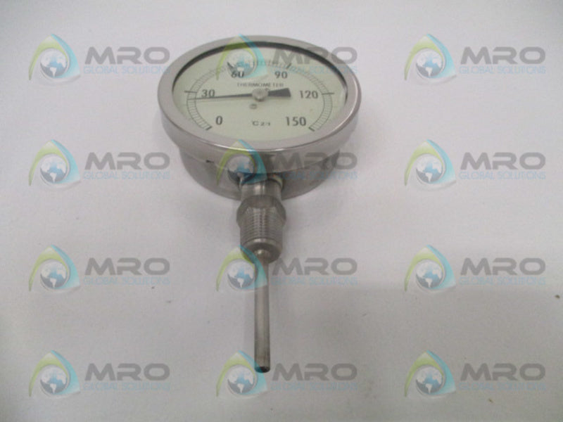 KONICS KSB5305 PRESSURE GAUGE THERMOMETER 0/150 DEG C NSMP