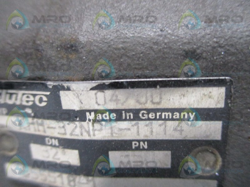 FLUTEC KHM-32NPT-1114  BALL VALVE  NSNP  A2:A41