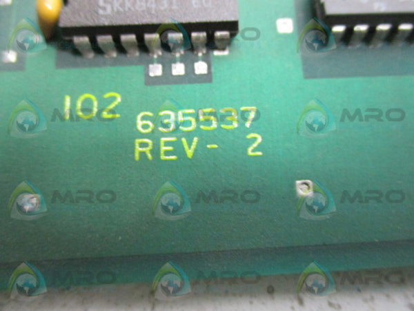 ALLEN BRADLEY 8000-GB 635537 REV-2 CIRCUIT BOARD  UNMP
