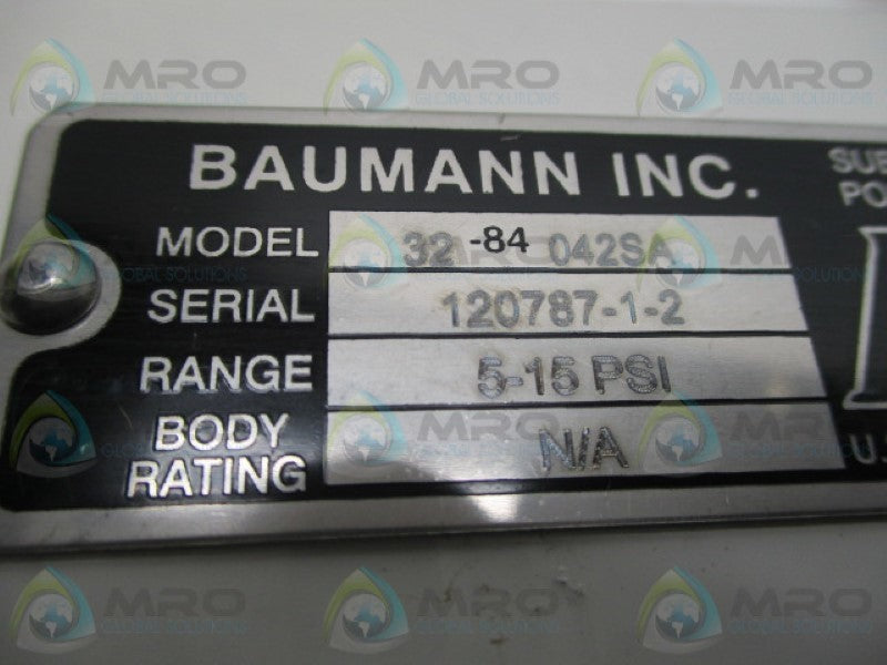 BAUMANN 32-84-042SA VALVE  NSNP