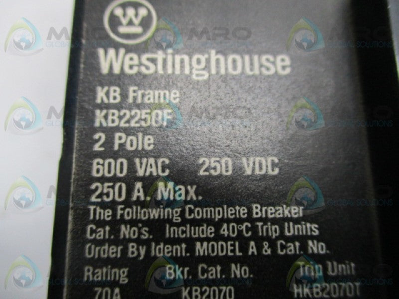 WESTING HOUSEKB2225 CIRCUIT BREAKER  UNMP