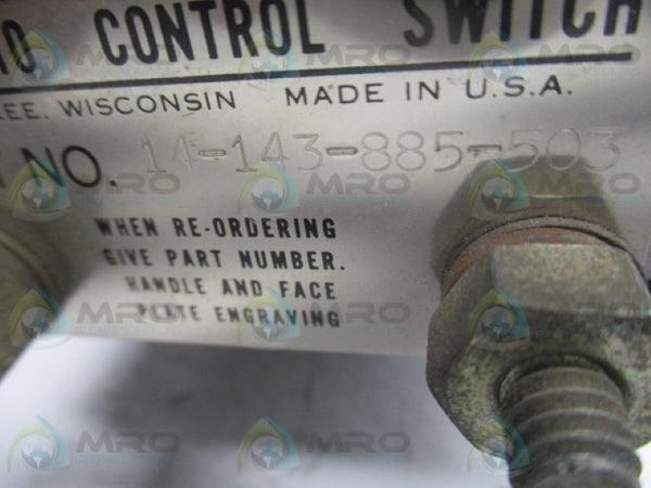 ALLIS CHALMER 14-143-885-503 CONTROL SWITCH  UNMP