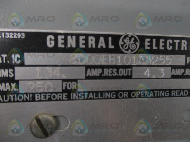 GENERAL ELECTRIC 8000EB101AA255 RHEOSTAT  UNMP