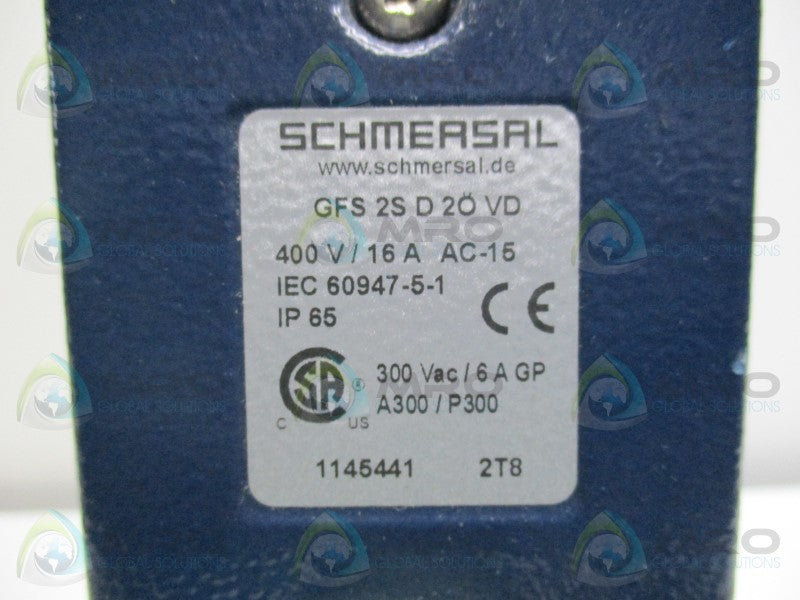 SCHMEASAL GFS25D20VD FOOT SWITCH PEDAL  NSMP