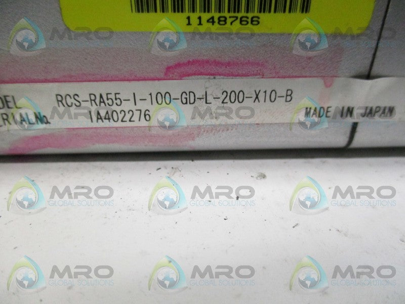 IAI CORP. RCS-RA55-I-100-GD-L-200-X10-B ROBOCYLINDER  NSNP