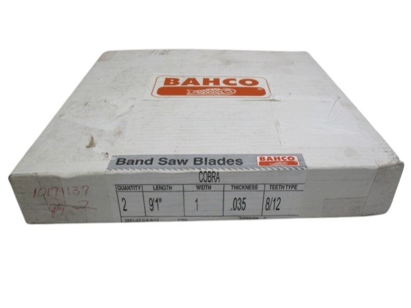 BAHCO 3851-27-0.9-8/12 SAW BLADES (PKG OF 2)  NSFS