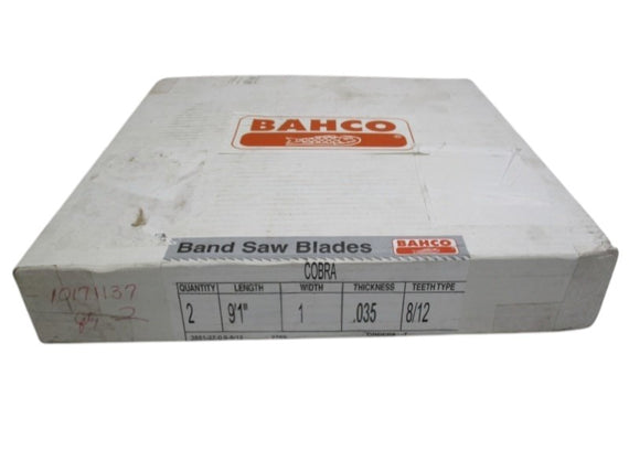 BAHCO 3851-27-0.9-8/12 SAW BLADES (PKG OF 2)  NSFS