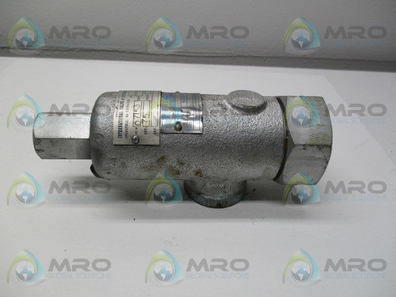 KUNKLE 71S-E RELIEF VALVE 3/4"  UNMP