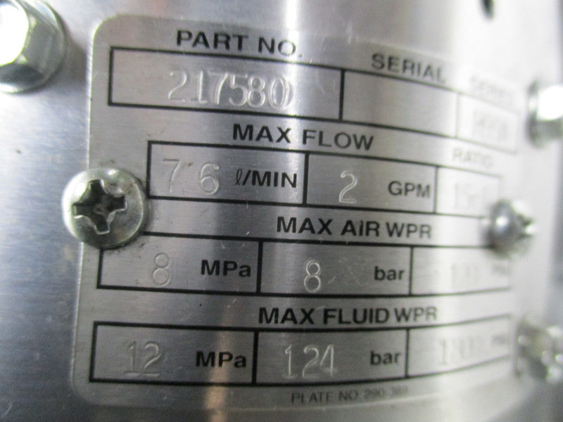 GRACO 207-352  & 224-341 PUMP NSMP