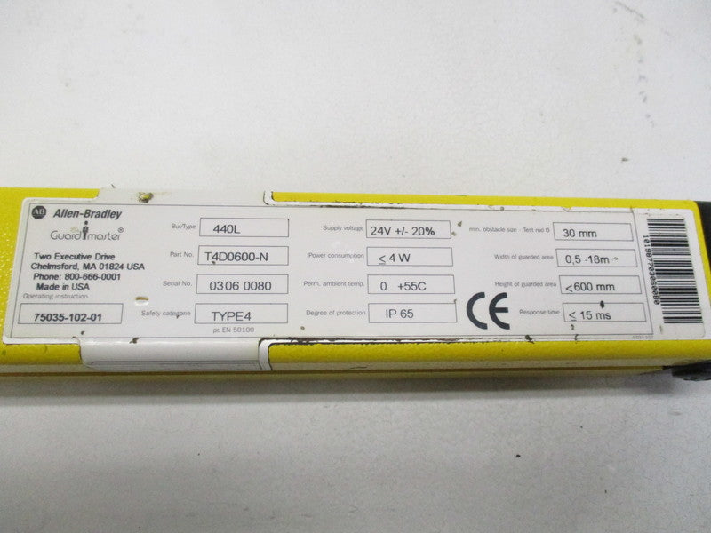 INDUSTRIAL SPARE PART 440L-T4D0600-N AC DRIVE  UNMP