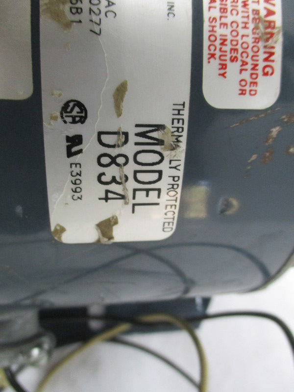 FASCO D834 MOTOR 115V 1/6 HP 1075 RPM  UNMP
