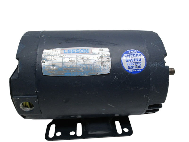 LEESON C6T17DB40E MOTOR 1 HP 1725 RPM 208/230V  UNMP