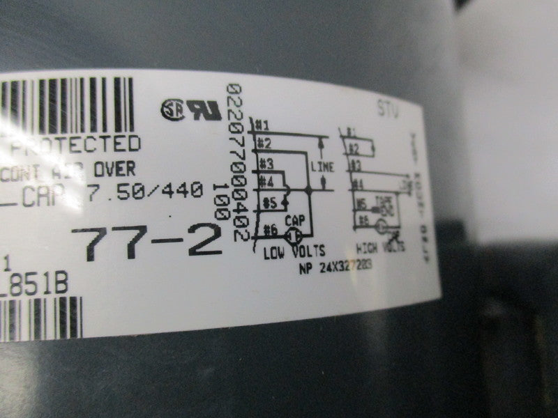GENERAL ELECTRIC 5KCP39KGL290S MOTOR 1/2 HP 1075 RPM  UNMP