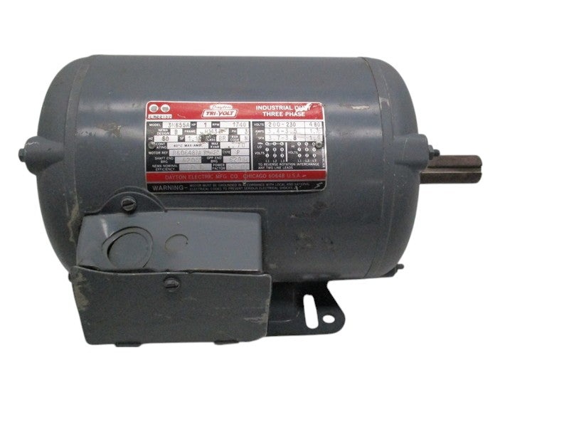 DAYTON 3N655A MOTOR 1 HP 1740 RPM  UNMP
