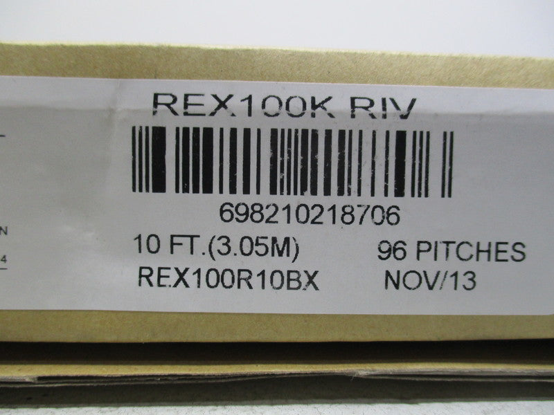 REXNORD REX100R10BX ROLLER CHAIN  NSMP
