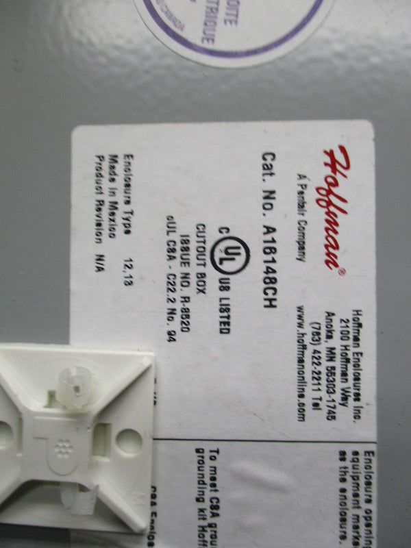 HOFFMAN A16148CH ENCLOSURE  UNMP