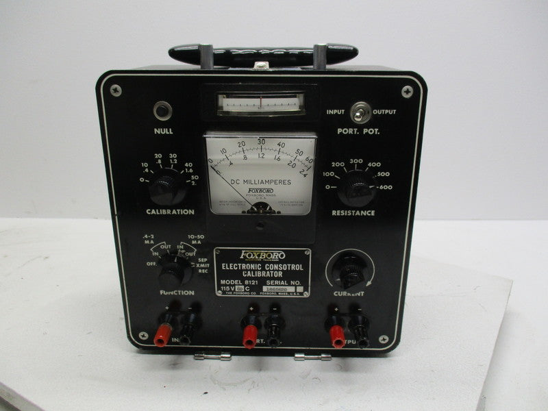 FOXBORO 8121 ELECTRONIC CONSOTROL CALIBRATOR  UNMP