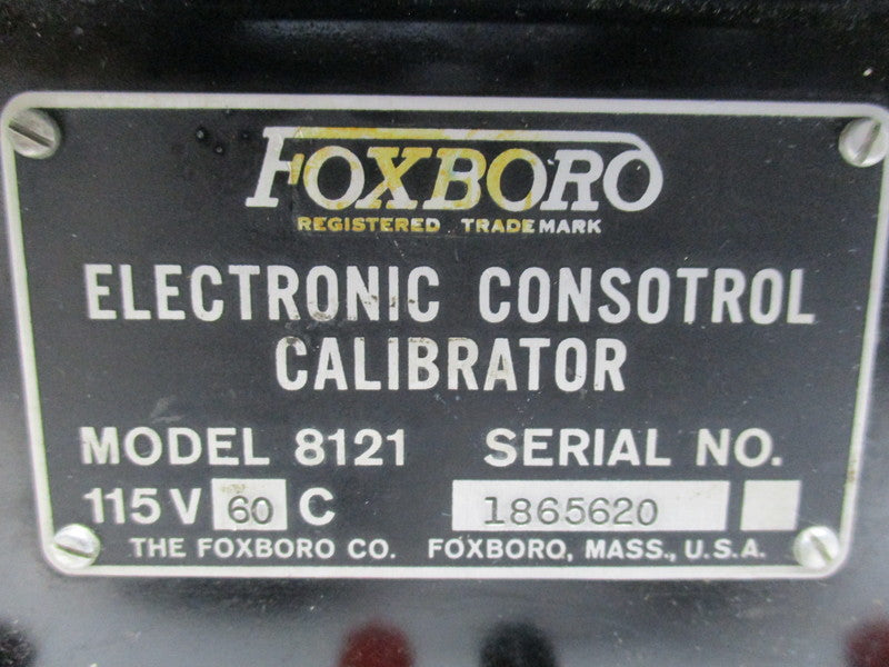 FOXBORO 8121 ELECTRONIC CONSOTROL CALIBRATOR  UNMP