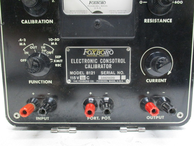 FOXBORO 8121 ELECTRONIC CONSOTROL CALIBRATOR  UNMP
