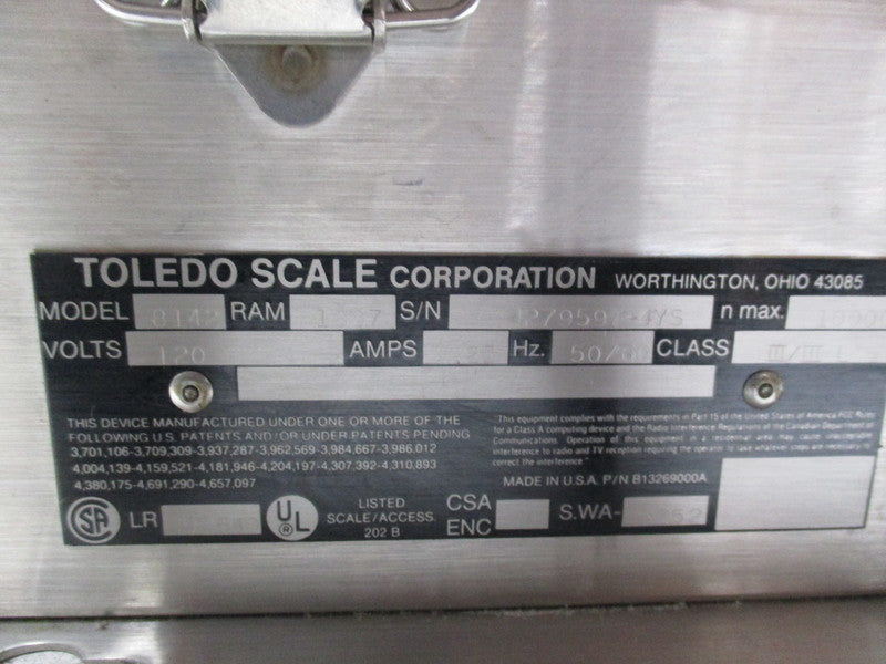 TOLEDO 8142 INTERFACE PANEL  UNMP