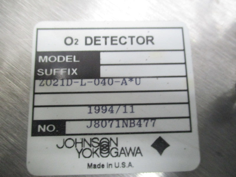 YOKOGANA Z021D-L-040-AU OXYGEN SENSOR FLAME ARRESTOR  UNMP