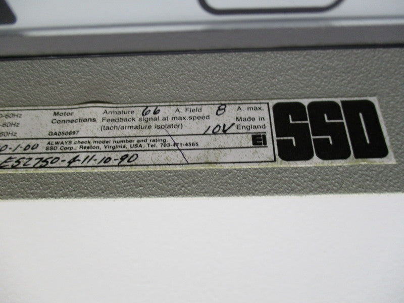 SSD 545-0660-9-8-1-010-1010-1-00 DC DRIVE  UNMP