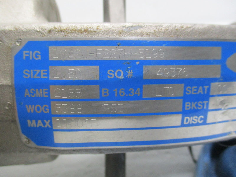 CONVAL 12A2J-F227H-5199 VALVE  UNMP