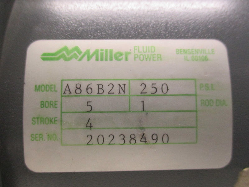 MILLER A86B2N 2-1/2" BORE STROKE CYLINDER  UNMP