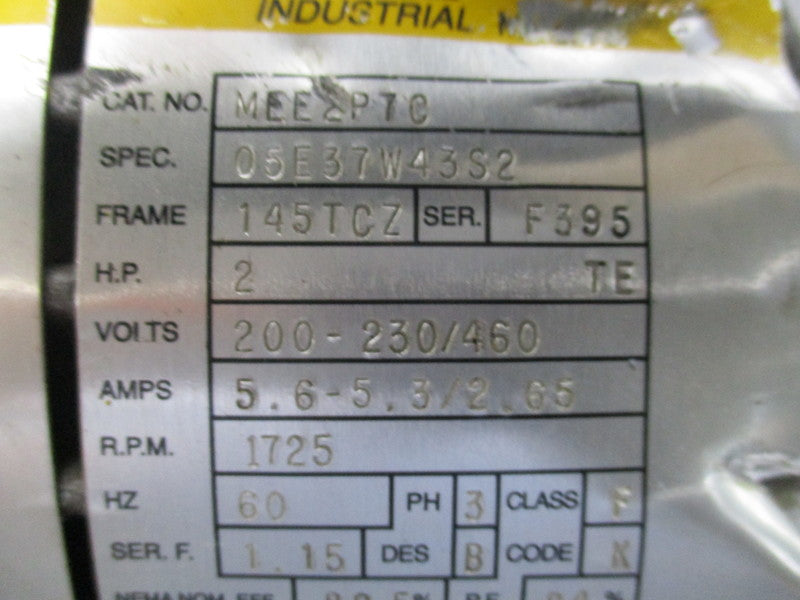 PARKER MEE2P7C SERVO MOTOR  UNMP