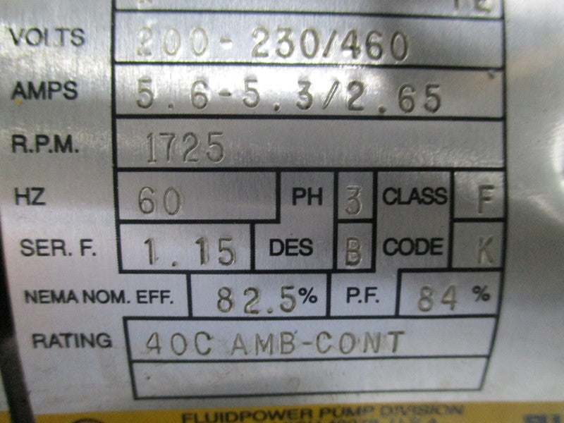 PARKER MEE2P7C SERVO MOTOR  UNMP