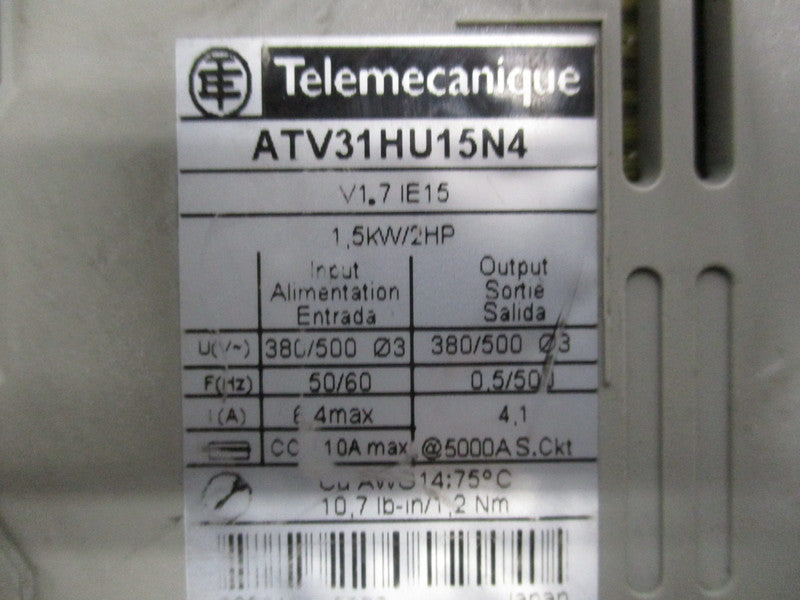 TELEMECANIQUE ATV31HU15N4 AC INVERTER DRIVE  UNMP